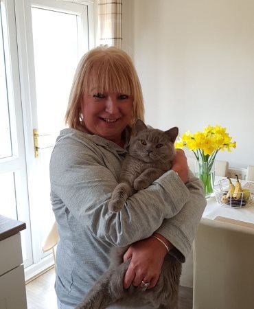 Janet with Teddy