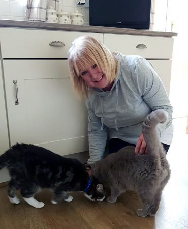 Janet with Teddy and Mickey